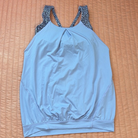 Lululemon Nouveau Limits Tank Lilac Miss Mosaic Deep Zinfandel size 4 Small - Picture 5 of 14